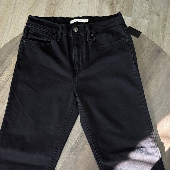 Levi's Denim - Levi’s high rise straight Classic Black Women's Jeans